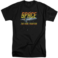 Star Trek Space Men's 18/1 Tall Cotton Short-Sleeve T-Shirt