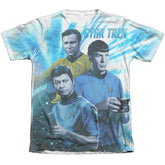 Star Trek Space Shadows Men's Regular Fit Poly Cotton Short-Sleeve T-Shirt
