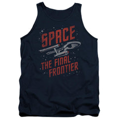 Star Trek Space Travel Men's 18/1 Cotton Tank Top