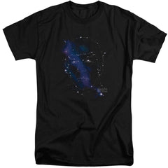 Star Trek Spock Constellations Men's 18/1 Tall Cotton Short-Sleeve T-Shirt