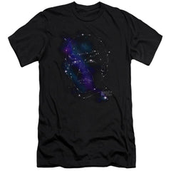 Star Trek Spock Constellations Men's Ultra-Soft 30/1 Cotton Slim Short-Sleeve T-Shirt