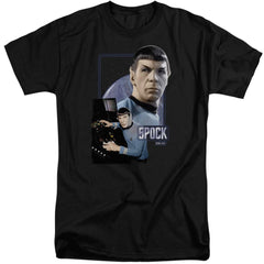 Star Trek Spock Men's 18/1 Tall Cotton Short-Sleeve T-Shirt