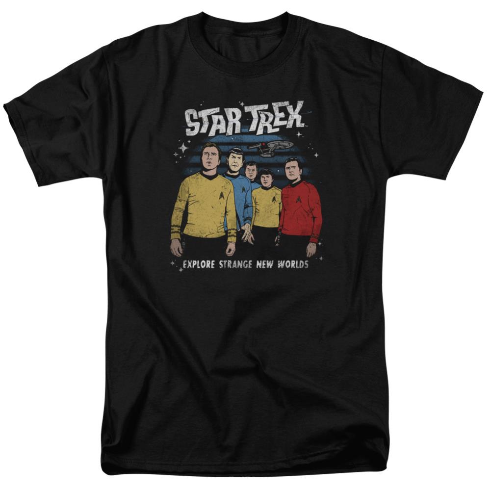 Star Trek Stange New World Men's 18/1 Cotton Short-Sleeve T-Shirt