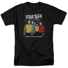 Star Trek Stange New World Men's 18/1 Cotton Short-Sleeve T-Shirt