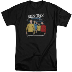 Star Trek Stange New World Men's 18/1 Tall Cotton Short-Sleeve T-Shirt