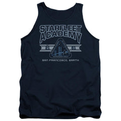 Star Trek Starfleet Academy Earth Men's 18/1 Cotton Tank Top