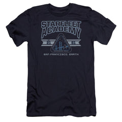 Star Trek Starfleet Academy Earth Men's Ultra-Soft 30/1 Cotton Slim Short-Sleeve T-Shirt