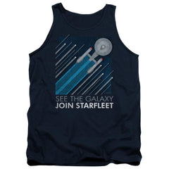 Star Trek Starfleet Recruitment Poster Men's 18/1 Cotton Tank Top