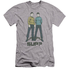 Star Trek Sup Men's Ultra-Soft 30/1 Cotton Slim Short-Sleeve T-Shirt