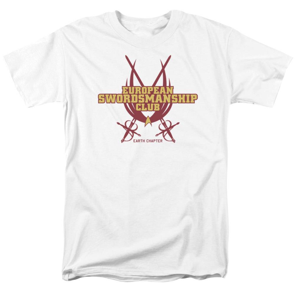 Star Trek Swordsmanship Club Men's 18/1 Cotton Short-Sleeve T-Shirt