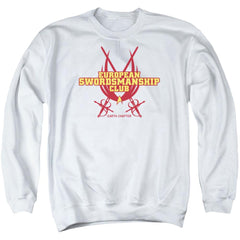 Star Trek Swordsmanship Club Men's Crewneck 50 50 Poly Long-Sleeve T-Shirt