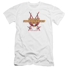 Star Trek Swordsmanship Club Men's Ultra-Soft 30/1 Cotton Slim Short-Sleeve T-Shirt