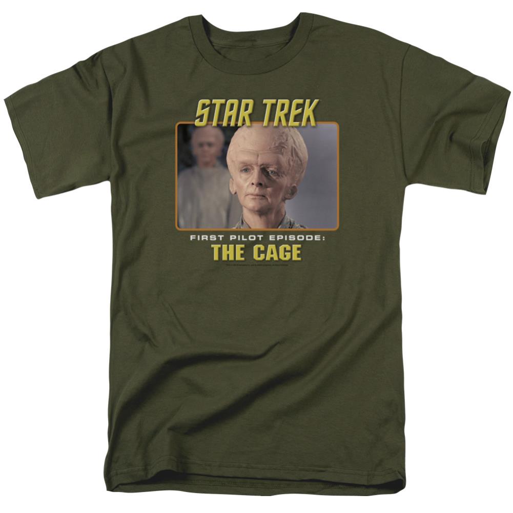 Star Trek The Cage Men's 18/1 Cotton Short-Sleeve T-Shirt