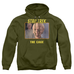 Star Trek The Cage Men's Pull-Over 75 25 Poly Hoodie