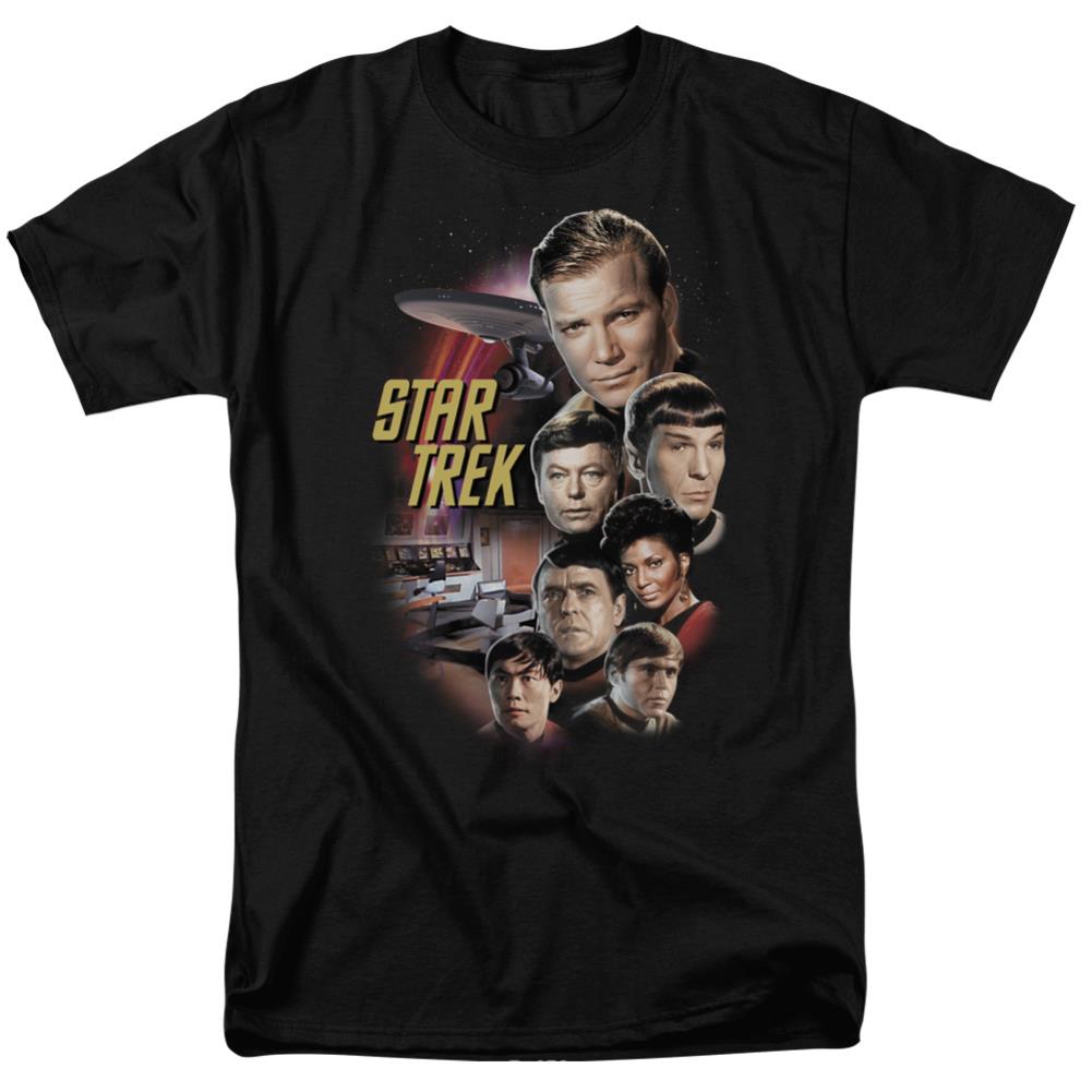 Star Trek The Classic Crew Men's 18/1 Cotton Short-Sleeve T-Shirt
