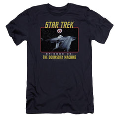 Star Trek The Doomsday Machine Men's Ultra-Soft 30/1 Cotton Slim Short-Sleeve T-Shirt