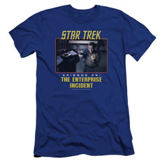 Star Trek The Enterprise Incident Men's Ultra-Soft 30/1 Cotton Slim Short-Sleeve T-Shirt