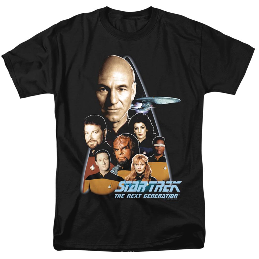 Star Trek The Next Generation Men's 18/1 Cotton Short-Sleeve T-Shirt