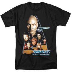 Star Trek The Next Generation Men's 18/1 Cotton Short-Sleeve T-Shirt