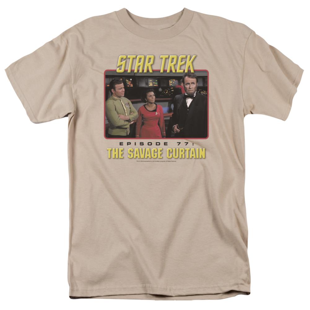 Star Trek The Savage Curtain Men's 18/1 Cotton Short-Sleeve T-Shirt