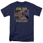 Star Trek The Trouble With Tribbles Men's 18/1 Cotton Short-Sleeve T-Shirt