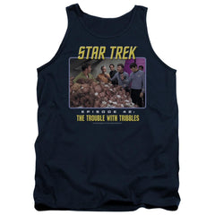 Star Trek The Trouble With Tribbles Men's 18/1 Cotton Tank Top