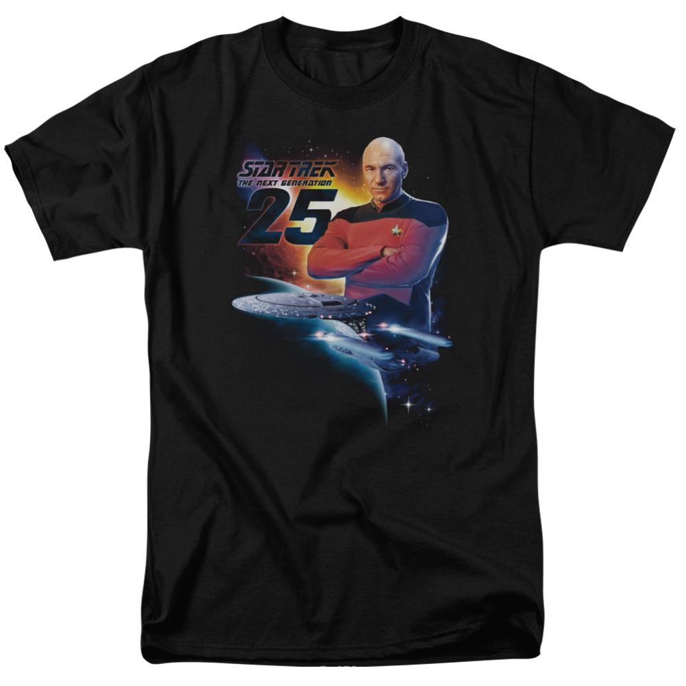 Star Trek TNG 25 Men's 18/1 Cotton Short-Sleeve T-Shirt