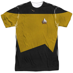 Star Trek TNG Engineering Uniform Men's Regular Fit Polyester Short-Sleeve T-Shirt