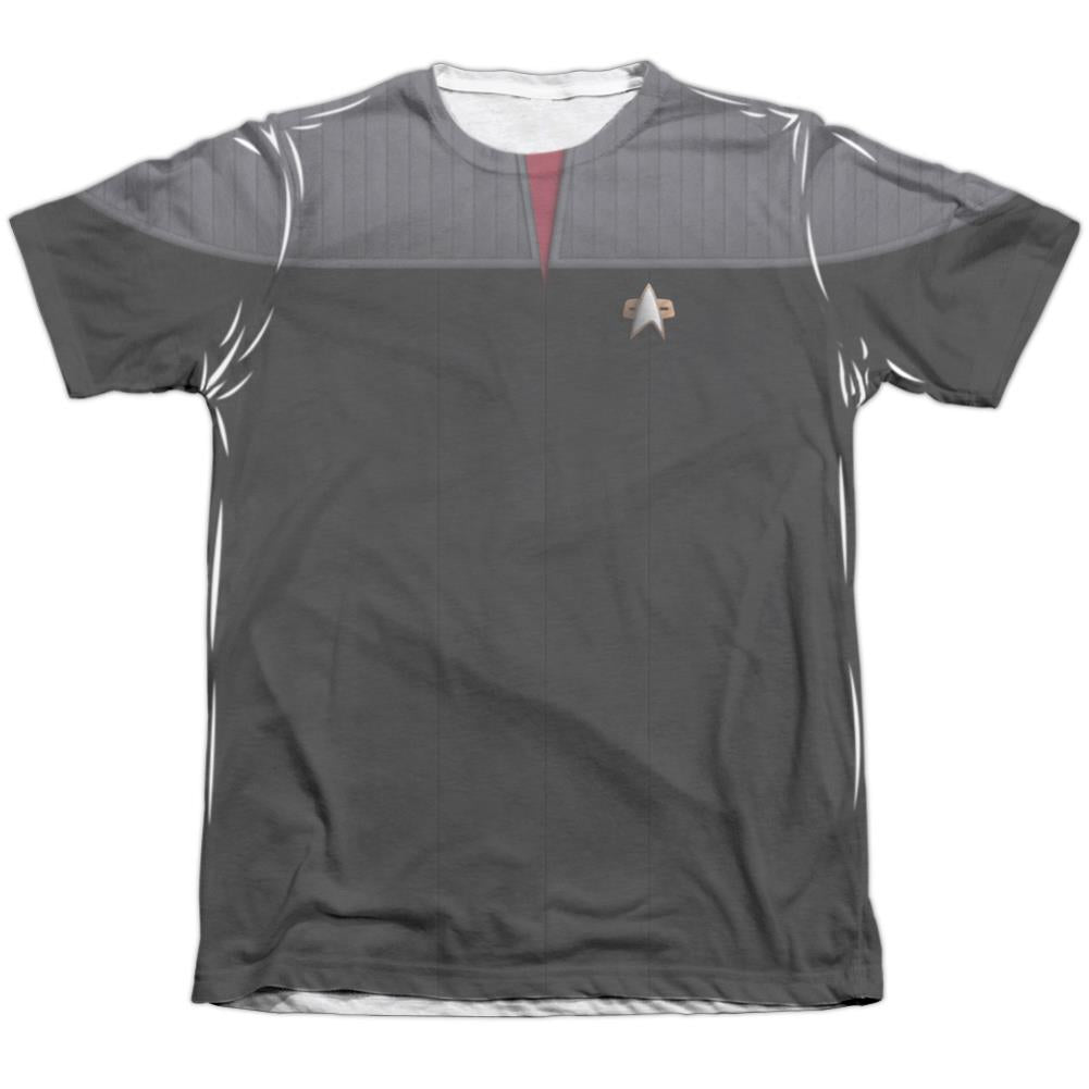 Star Trek TNG Movie Command Uniform Men's Regular Fit Poly Cotton Short-Sleeve T-Shirt