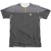 Star Trek TNG Movie Engineering Uniform Men's Regular Fit Poly Cotton Short-Sleeve T-Shirt