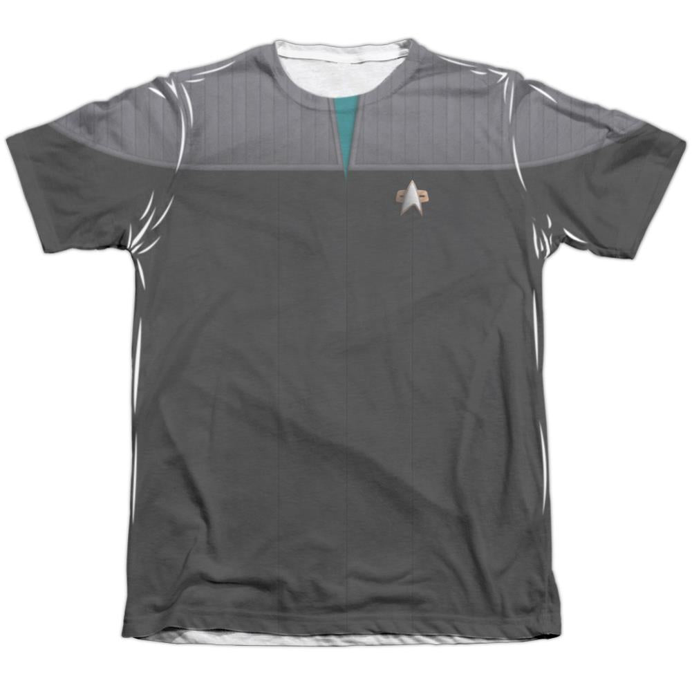 Star Trek TNG Movie Science Uniform Men's Regular Fit Poly Cotton Short-Sleeve T-Shirt