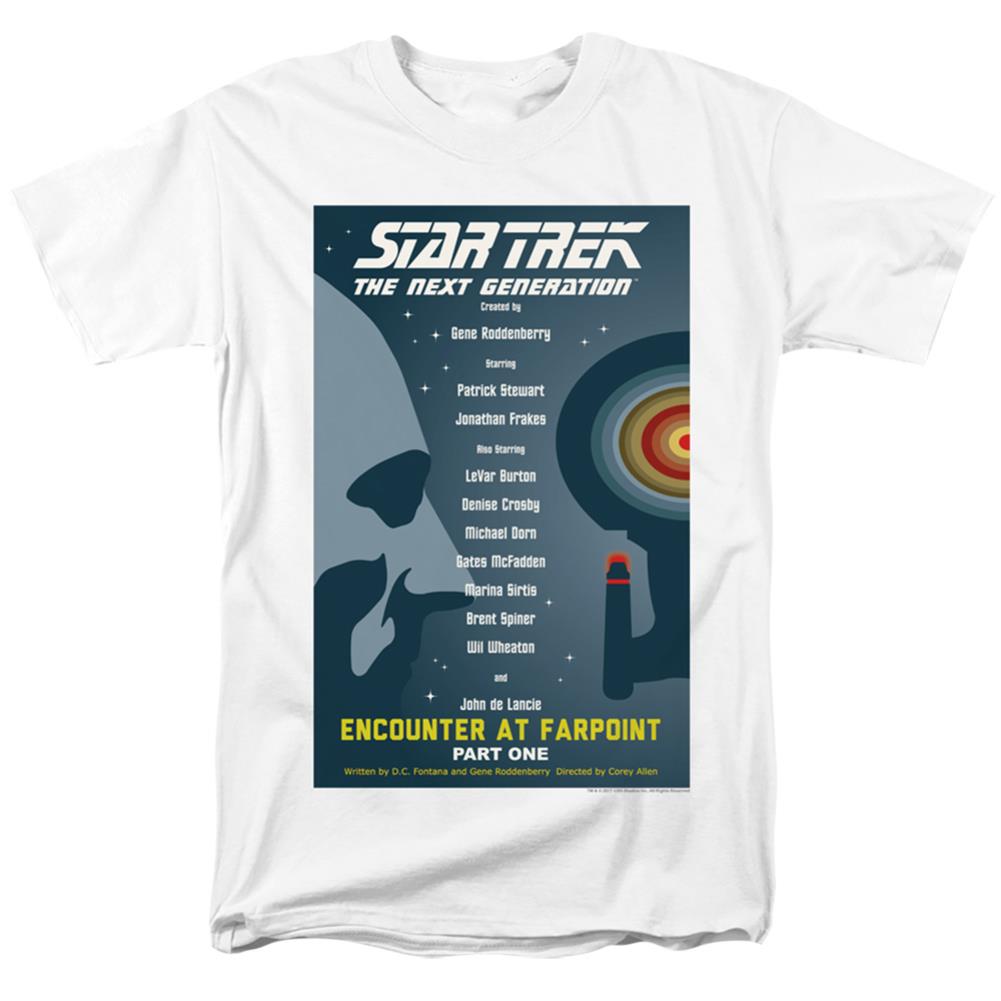 Star Trek TNG Season 1 Episode 1 Men's 18/1 Cotton Short-Sleeve T-Shirt