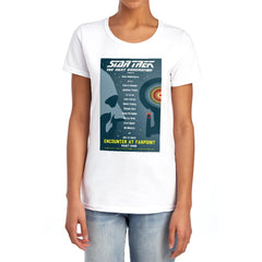 Star Trek TNG Season 1 Episode 1 Women's 18/1 Cotton Short-Sleeve T-Shirt