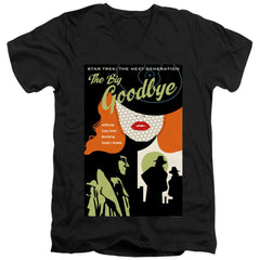 Star Trek TNG Season 1 Episode 12 Men's 30/1 Cotton Slim V-Neck T-Shirt