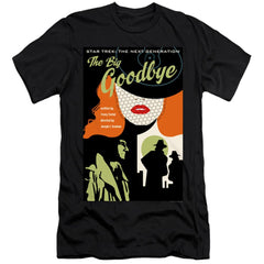 Star Trek TNG Season 1 Episode 12 Men's Ultra-Soft 30/1 Cotton Slim Short-Sleeve T-Shirt