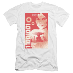 Star Trek TNG Season 1 Episode 15 Men's Ultra-Soft 30/1 Cotton Slim Short-Sleeve T-Shirt