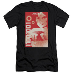 Star Trek TNG Season 1 Episode 15 Men's Ultra-Soft 30/1 Cotton Slim Short-Sleeve T-Shirt