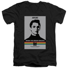 Star Trek TNG Season 1 Episode 17 Men's 30/1 Cotton Slim V-Neck T-Shirt