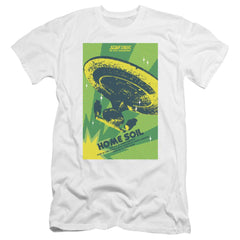 Star Trek TNG Season 1 Episode 18 Men's Ultra-Soft 30/1 Cotton Slim Short-Sleeve T-Shirt