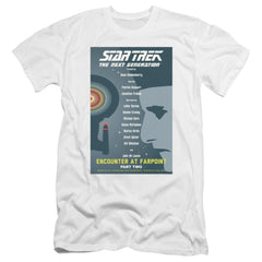 Star Trek TNG Season 1 Episode 2 Men's Ultra-Soft 30/1 Cotton Slim Short-Sleeve T-Shirt