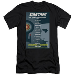 Star Trek TNG Season 1 Episode 2 Men's Ultra-Soft 30/1 Cotton Slim Short-Sleeve T-Shirt