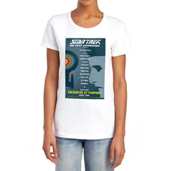 Star Trek TNG Season 1 Episode 2 Women's 18/1 Cotton Short-Sleeve T-Shirt