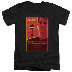 Star Trek TNG Season 1 Episode 21 Men's 30/1 Cotton Slim V-Neck T-Shirt