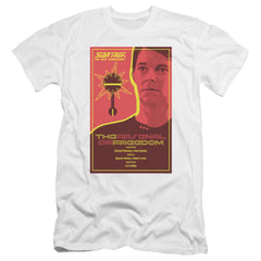 Star Trek TNG Season 1 Episode 21 Men's Ultra-Soft 30/1 Cotton Slim Short-Sleeve T-Shirt