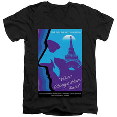 Star Trek TNG Season 1 Episode 24 Men's 30/1 Cotton Slim V-Neck T-Shirt