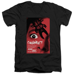 Star Trek TNG Season 1 Episode 25 Men's 30/1 Cotton Slim V-Neck T-Shirt