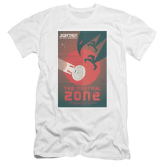 Star Trek TNG Season 1 Episode 26 Men's Ultra-Soft 30/1 Cotton Slim Short-Sleeve T-Shirt