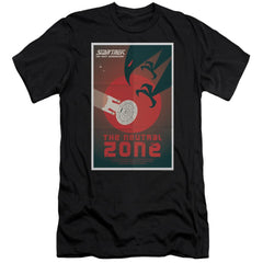 Star Trek TNG Season 1 Episode 26 Men's Ultra-Soft 30/1 Cotton Slim Short-Sleeve T-Shirt