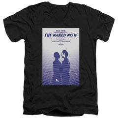 Star Trek TNG Season 1 Episode 3 Men's 30/1 Cotton Slim V-Neck T-Shirt