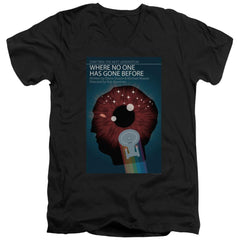 Star Trek TNG Season 1 Episode 6 Men's 30/1 Cotton Slim V-Neck T-Shirt